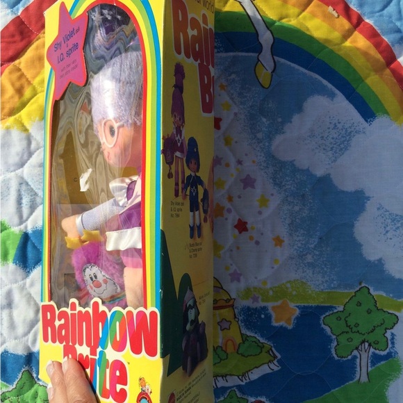 Vintage Shy Violet Rainbow Brite doll 1984 mint in box MIB antique collectable - Picture 6 of 6